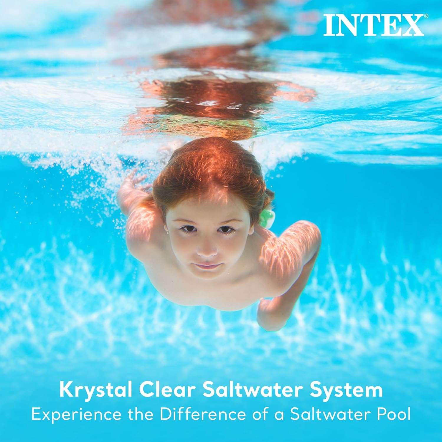 Intex QS200 Krystal Clear Saltwater Chlorine System for Above Ground Pools- Keeps Water Clear – Reduces Chemical Use – Sleek Control Panel with Buttons – Up to 2200 Gallon Pools - 7