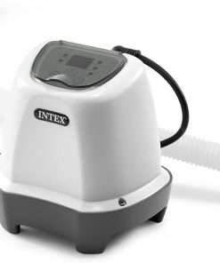 Intex QS200 Krystal Clear Saltwater Chlorine System for Above Ground Pools- Keeps Water Clear – Reduces Chemical Use – Sleek Control Panel with Buttons – Up to 2200 Gallon Pools - 9