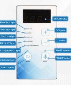 Salt Pool Chlorinator System, Salt Chlorine Generator for Above Ground Pool, Up to 25,000 Gallons Pool, Built in Wi Fi and Saltwater Swimming Pool System with Salinity Display - 6