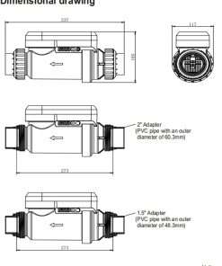 Salt Water Chlorination System for Swimming Pools, Up to 25,000 Gallons Pool, Built-in Wi-Fi & App Remote Control, Salt Water Pool Chlorinator System with Smart Digital Panel - 2