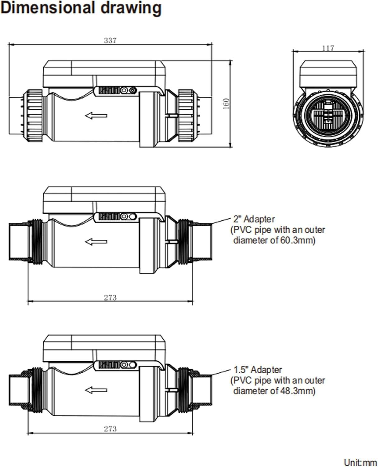 Salt Water Chlorination System for Swimming Pools, Up to 25,000 Gallons Pool, Built-in Wi-Fi & App Remote Control, Salt Water Pool Chlorinator System with Smart Digital Panel - 2