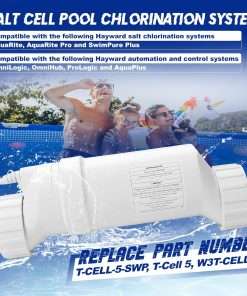 Salt Water Pool Chlorinator System Compatible with Hayward Salt Chlorine Generator W3T-Cell-3, T-CELL-3-SWP, T-Cell 3. Salt Chlorine Generator Systems up - 2