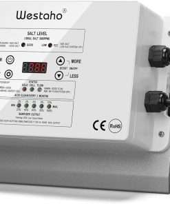 Saltwater Pool System, Westaho Salt Chlorine Generator with USA Titanium Cell for Above Ground Pools Up to 15,000 Gallons, Compatible with Intex Pool, IP 66 Waterproof - 1