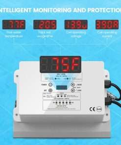 Saltwater Pool System, Westaho Salt Chlorine Generator with USA Titanium Cell for Above Ground Pools Up to 15,000 Gallons, Compatible with Intex Pool, IP 66 Waterproof - 2