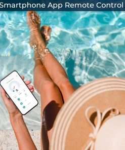 Smart Saltwater Pool Chlorinator System with Five Year Warranty-App Remote Control & Titanium Plate Self-Cleaning WiFi Salt Chlorine Generator for Pools up to 22,000 Gallons - 2