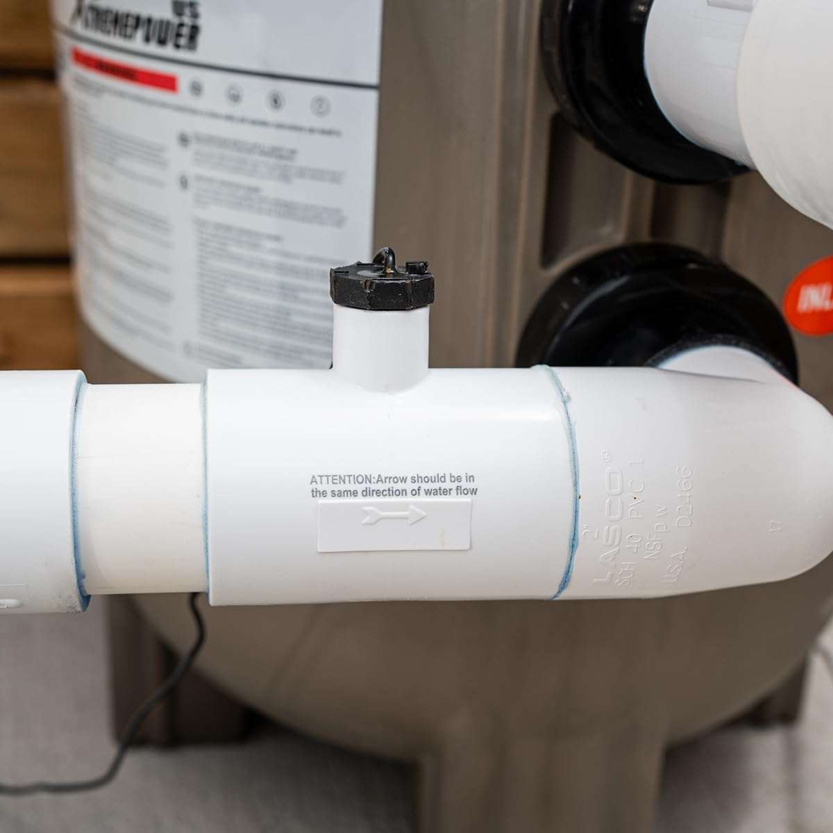 XtremepowerUS Salt System, Universal Pool Salt Chlorination System, Includes Control Panel, Flow Switch, Salt Cell, 15,000 Gallon - 6