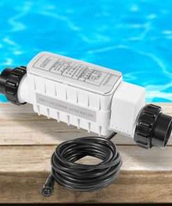 520555 Salt Chlorine Generator Cell, Suitable for Pools Up to 40,000 Gallons, Includes 15 Cable 2 PVC Unions - 1