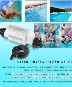 520555 Salt Chlorine Generator Cell, Suitable for Pools Up to 40,000 Gallons, Includes 15 Cable 2 PVC Unions - 4