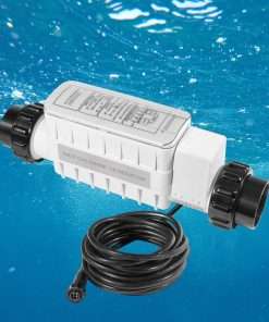 520555 Salt Chlorine Generator Cell, Suitable for Pools Up to 40,000 Gallons, Includes 15 Cable 2 PVC Unions - 8