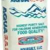 Aquasalt-40 Swimming Pool and Spa Chlorine Generator Salt-40 lbs. Pound, White