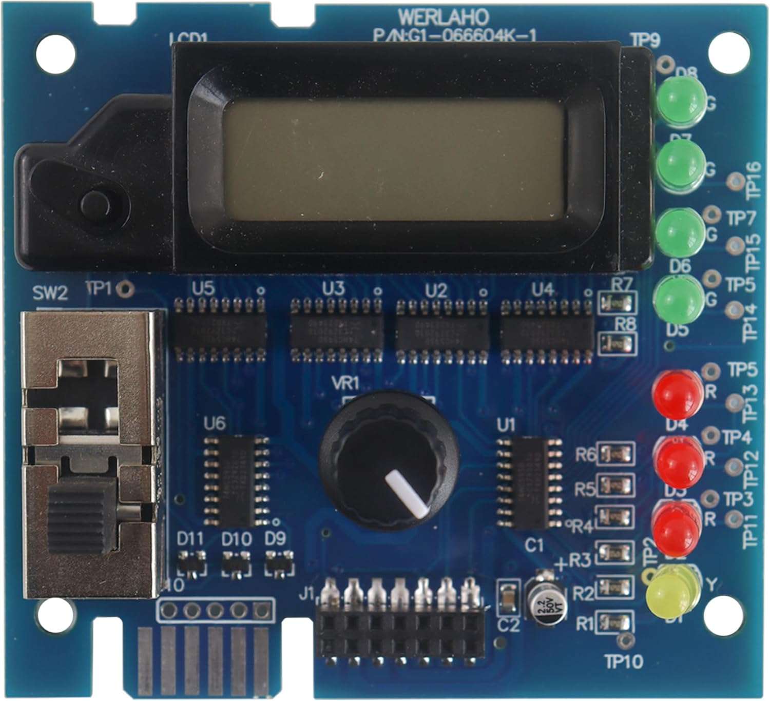 GLX-PCB-DSP Display Board Display Replacement for Hayward Goldline Aqua-Rite and Aqua-Trol Salt Chlorine Generators with 1 Year Warranty - 1