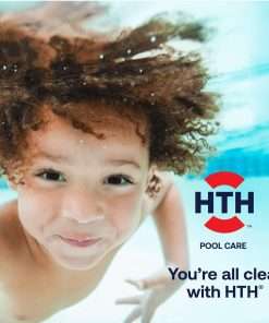 HTH 52047 Swimming Pool Care Salt Shock, Stabilized Chlorinator, 1 dose Treats 10000 gallons, 5x12oz Packets - 7