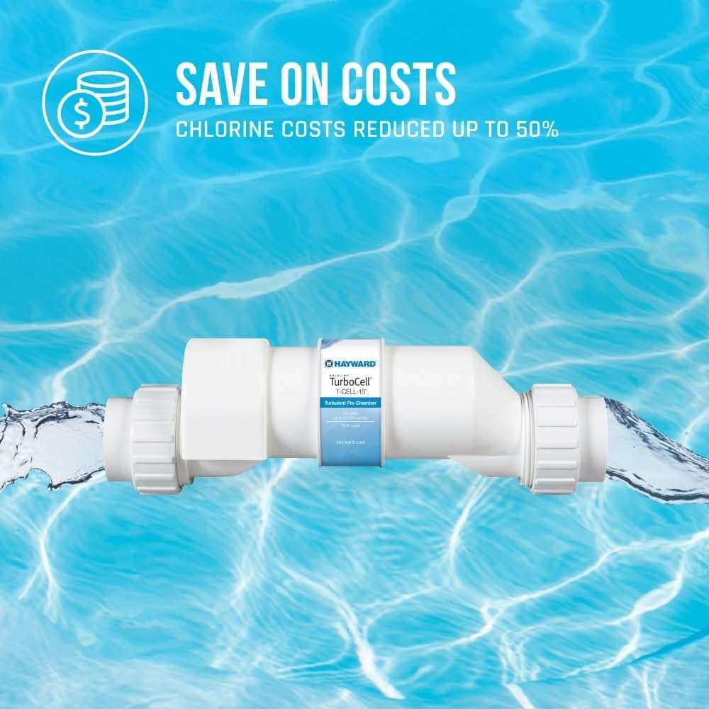 Hayward W3T-CELL-15 TurboCell Salt Chlorination Cell for In-Ground Swimming Pools up to 40,000 Gallons - 2