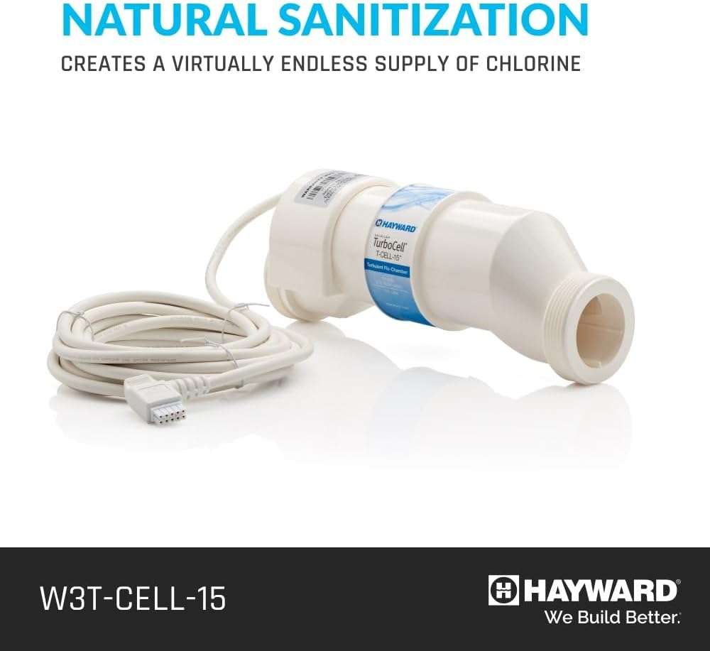 Hayward W3T-CELL-15 TurboCell Salt Chlorination Cell for In-Ground Swimming Pools up to 40,000 Gallons - 3