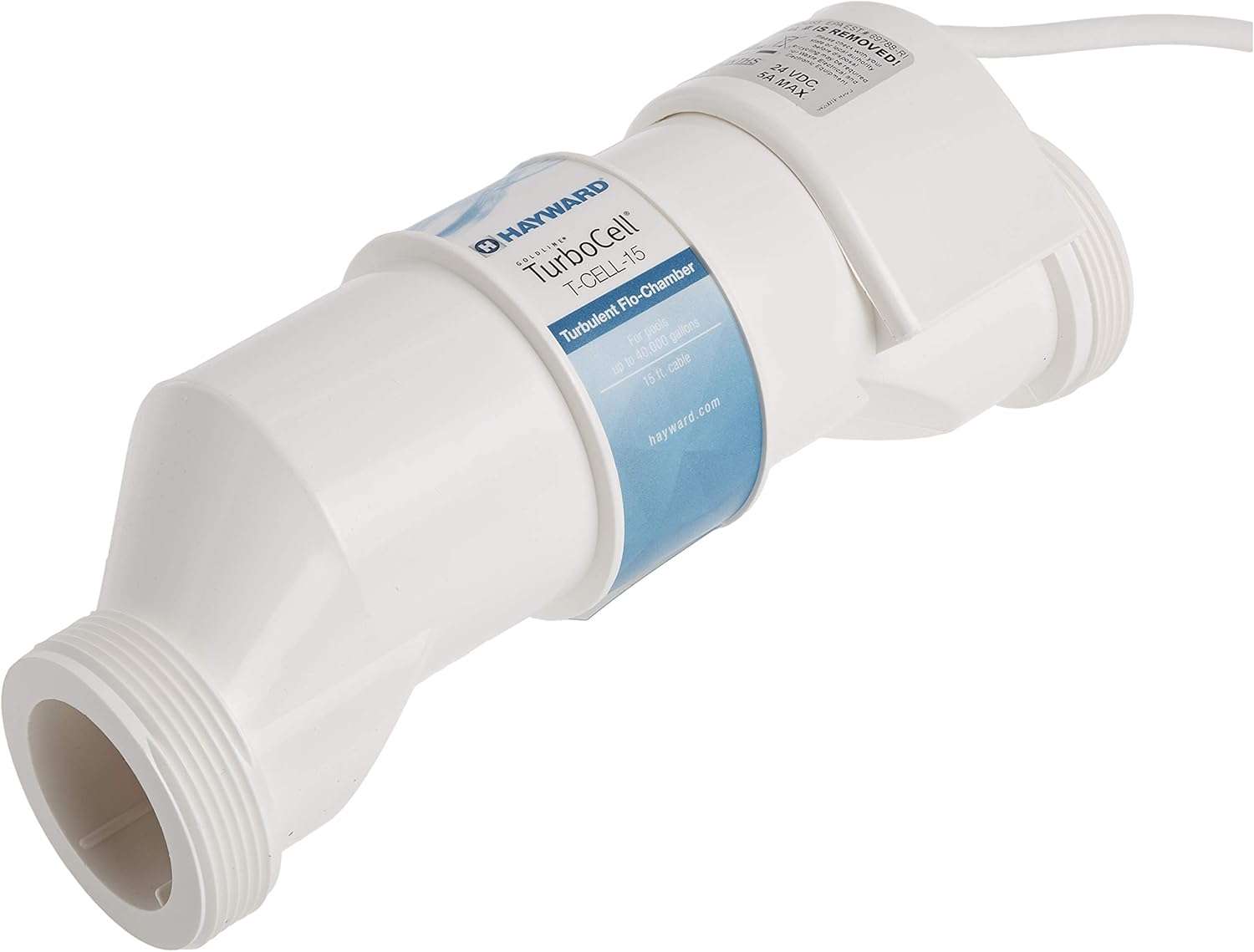 Hayward W3T-CELL-15 TurboCell Salt Chlorination Cell for In-Ground Swimming Pools up to 40,000 Gallons - 6
