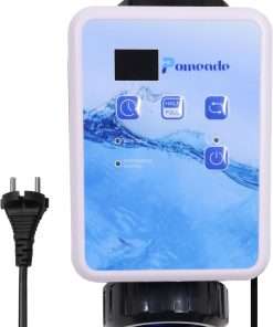 SR100 Salt Water Chlorine System for Above Ground Pools Up to 12000 Gallon Pools, with LED Control Panel, 5-Year Warranty(12000 Gallon) - 1