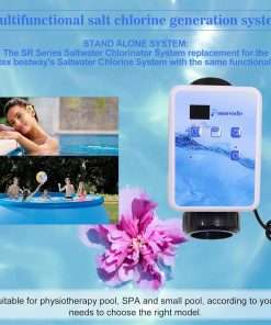 SR100 Salt Water Chlorine System for Above Ground Pools Up to 12000 Gallon Pools, with LED Control Panel, 5-Year Warranty(12000 Gallon) - 7