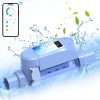 Salt Chlorine Generator - Up to 16,000 Gallons Pool, Saltwater Pool System with Smart Digital Panel, Blue,(Up to 16000 Gallons) - 1