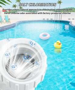 Salt Water Pool Chlorinator System, Salt Cell for Pool, Compatible with Hayward Turbo Cell T-9, 25000 Gallon for In-Ground Swimming Pools - 6