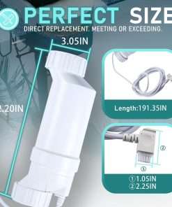 Salt Water Pool chlorinator System Fit for Hayward Turbo Cell T-15 Cell T 15 W3T-CELL-15 BLT15H Replacement Salt Generator for Inground Pools 40000 Gallon 3 Year Warranty - 5