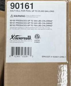 XtremepowerUS Universal Chlorination Cell Plate Salt Cell In-Ground Swimming Pool Up to 25,000 Gallons Build-in Temperature Sensor w-Cleaning Stand - 7