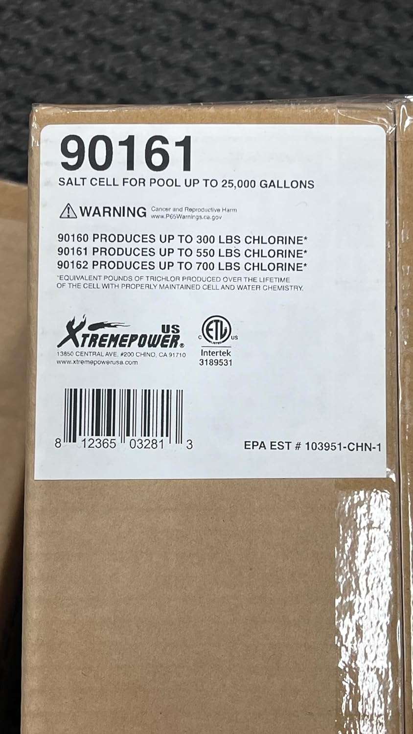 XtremepowerUS Universal Chlorination Cell Plate Salt Cell In-Ground Swimming Pool Up to 25,000 Gallons Build-in Temperature Sensor w-Cleaning Stand - 7