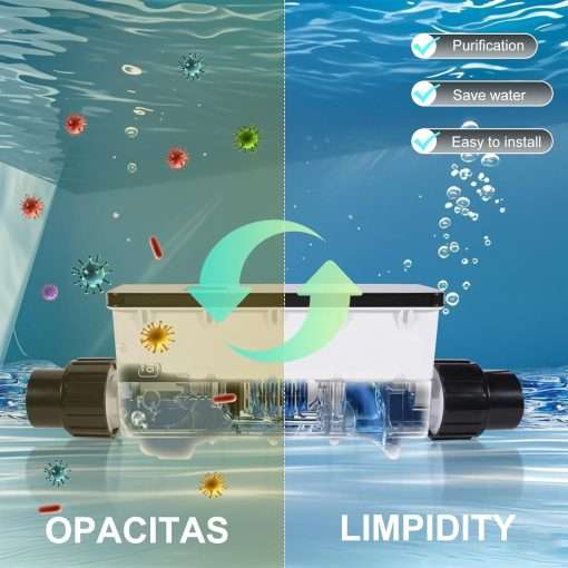 IC40 Pool Salt Cell Replacement Fit for Pentair Intellichlor IC40 - 40K Gallon Saltwater Chlorinator System for Inground Pools - Pool Chlorine Generator - 6