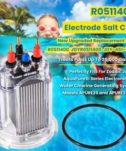 R0511400 35 Electrode Salt Cell Replacement for Zodiac Jandy AquaPure Ei Series 35 Electronic Salt Water Chlorine Generator APURE35 APURE35PLG Pools up to 35,000 Gallons - 2