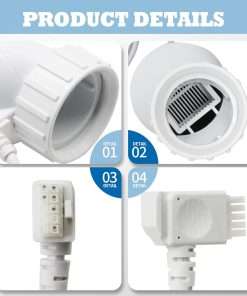 Salt Chlorine Generator Compatible with GLX-Cell-5 up to 20000 Gallons Pool Replace W3T-Cell-5, T-Cell 5 - 3