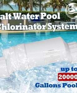 Salt Chlorine Generator Compatible with GLX-Cell-5 up to 20000 Gallons Pool Replace W3T-Cell-5, T-Cell 5 - 4