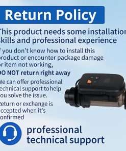 HOUSOUTION Salt Water Pool Chlorinator System, Salt Chlorine Generator with Smart App Control, Saltwater Pool System, Chlorinator for Inground Pool, Salt Cell for Pool - 5