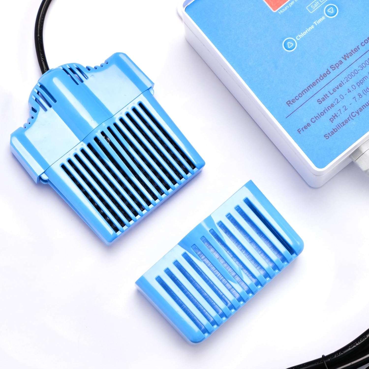 Hot Tub Salt System Conversion kit Drop-in Salt Chlorine Generator for Swim Spas and Hot Tubs - up to 2000 Gallons - 1