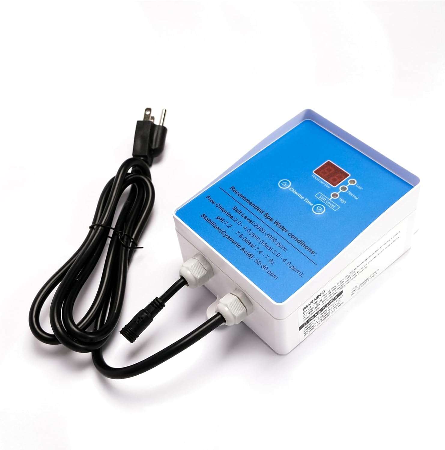 Hot Tub Salt System Conversion kit Drop-in Salt Chlorine Generator for Swim Spas and Hot Tubs - up to 2000 Gallons - 2