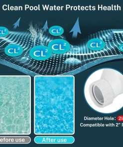 Salt Cell - up to 40,000 Gallons Swimming Pool Chlornie Generator,Salt Cell for Pool,Chlorination Pool Salt Cell Fits for Hayward W3T-CELL-15 BL1T15H - 4