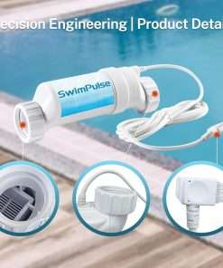 Salt Cell - up to 40,000 Gallons Swimming Pool Chlornie Generator,Salt Cell for Pool,Chlorination Pool Salt Cell Fits for Hayward W3T-CELL-15 BL1T15H - 6