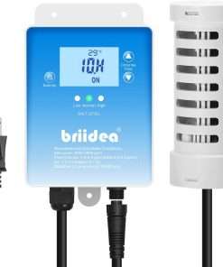 Salt Chlorine Generator, Briidea Chlorine Generator with USA Titanium Salt Cell, Designed for Hot Tubs & Swim Spas, Up to 2000 Gallons, Chemical-Free - 1