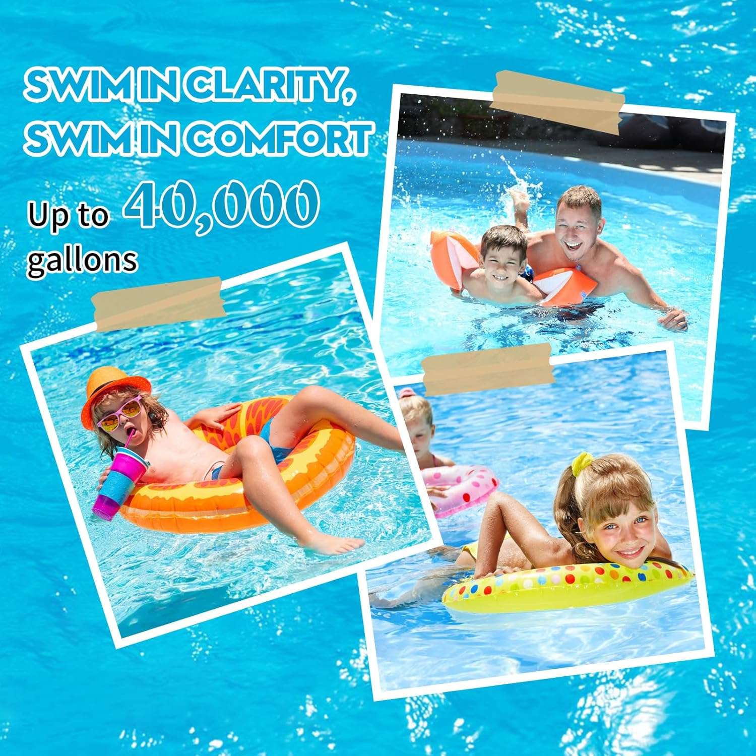 Salt Chlorine Generator, Westaho Pool Salt System for Inground Pools up to 40,000 Gallons, USA Titanium Cell, Built-in Power Supply, 1.4 lb CL Output - 8