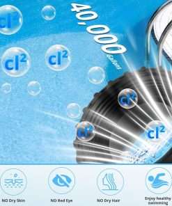 Salt Chlorine Generator for 40,000-Gallon Inground, Salt Cell for Pool, Self-Cleaning Chlorinator with Titanium Plates and APP Remote Control, Salt Water Pool Chlorinator System - 5