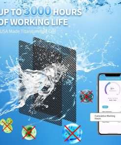 WiFi Salt Chlorine Generator, Briidea Chlorine Generator with USA Titanium Salt Cell, APP Monitoring & Real-Time Salt Alerts, for Swim Spas Up to 2,000 Gallons - 3