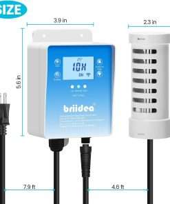 WiFi Salt Chlorine Generator, Briidea Chlorine Generator with USA Titanium Salt Cell, APP Monitoring & Real-Time Salt Alerts, for Swim Spas Up to 2,000 Gallons - 5