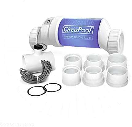 CircuPool® Universal55 Saltwater Chlorinator - Complete System with 55k-Gallon Max Titanium Cell - 4 Year Warranty - 5