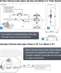 Salt Chlorine Generator for Pools up to 31,700 Gallons, Smart Salt Water Pool Chlorinator System with Self-Cleaning & WiFi App Control, 1.3 lb Daily Chlorine Output, UL Certified - 9