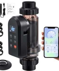 Salt Water Pool Chlorinator System for Above & In-Ground Pools, Up to 25,000 Gallons, Salt Chlorine Generator with Built-in Wi-Fi and App Remote Control - 1