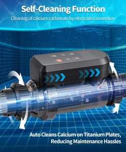 Salt Water Pool Chlorinator System for Above & In-Ground Pools, Up to 25,000 Gallons, Salt Chlorine Generator with Built-in Wi-Fi and App Remote Control - 5