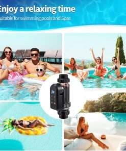 Salt Water Pool Chlorinator System for Above & In-Ground Pools, Up to 25,000 Gallons, Salt Chlorine Generator with Built-in Wi-Fi and App Remote Control - 8