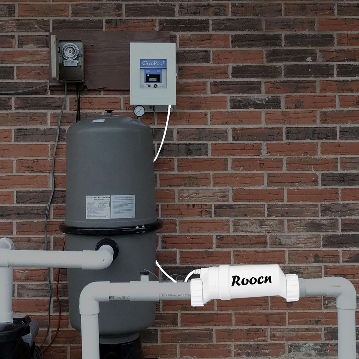 T-Cell-15 Replacement Salt Cell - Compatible with TCELL940, TCEII940, Aqua Rite 40K Gallon System - Inground Pool Chlorine Generator Fits T15, SWPW3T-CELL-15 - 7