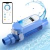 Bonvoisin Salt Water Pool Chlorinator System Salt Chlorine Generator for Inground Pools Saltwater Pool System with Titanium Cell, LED Control Panel, Self-Cleaning Function - 1