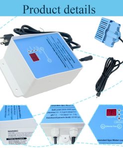 Drop-in Salt Chlorine Generator for Hot Tubs & Swim Spas - Up to 2000 Gallons - Saltwater Conversion Kit - Easy Install Sanitizing System - 6