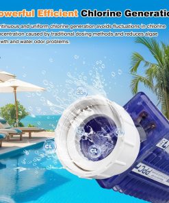 PPC1 Salt Cell for Autopilot Pool Pilot Digital Chlorine Generator, Replaces Old Cell RC-5, RC-35-22, SC-36, AP-150, Salt Cell W- 5 Blades,Up to 28,000 Gallons - 7