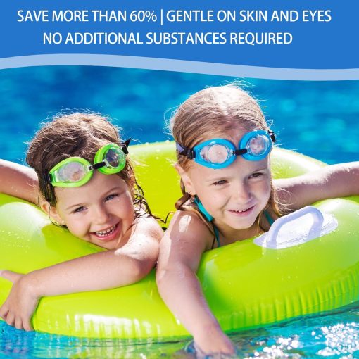 Salt Water Pool Chlorinator System - Upgrade Saltwater Chlorine Generator for Smart App Control Built-in Wi-Fi Remote Control,Easy to Install,Smart Digital Panel Plate - 7
